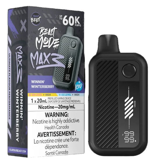 Flavour Beast Mode Max 3 60k - Winnin' Winterberry Iced