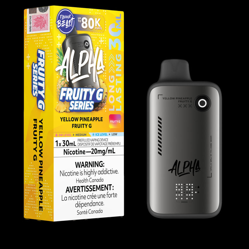 Flavour Beast Alpha 80k - Yellow Pineapple Fruity G