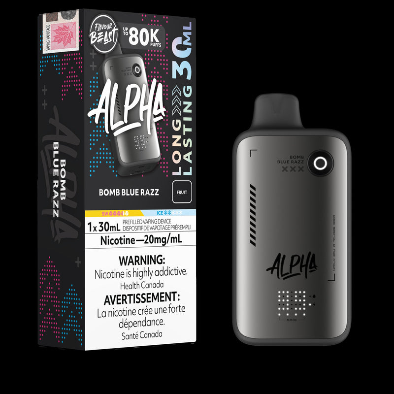 Flavour Beast Alpha 80k - Bomb Blue Razz