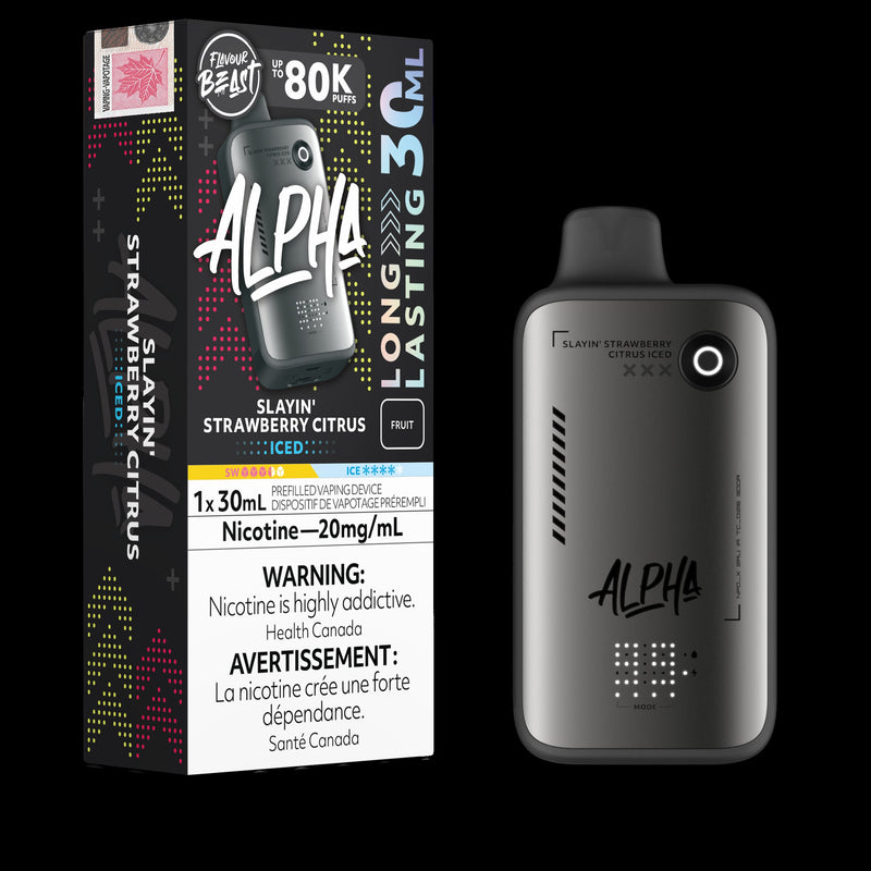 Flavour Beast Alpha 80k - Slayin' Strawberry Citrus Iced