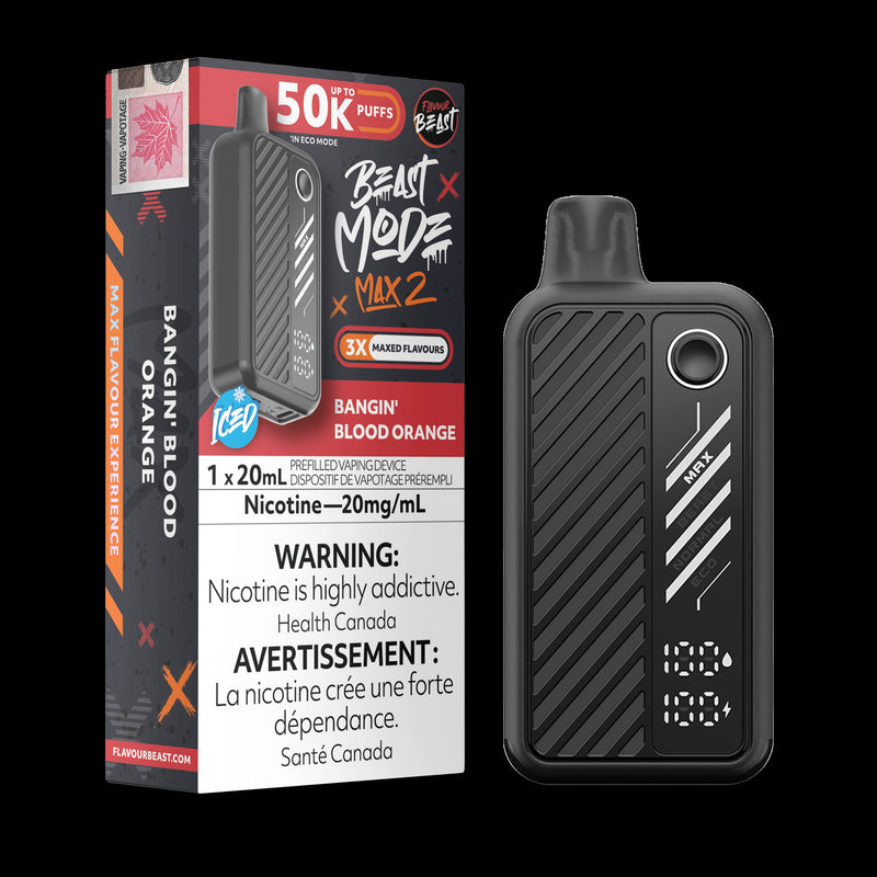 Flavour Beast Max 2 50k - Bangin' Blood Orange