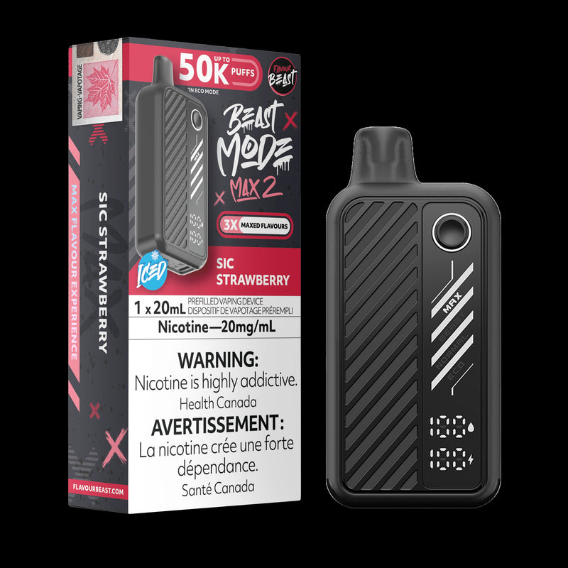 Flavour Beast Max 2 50k - Sic Strawberry