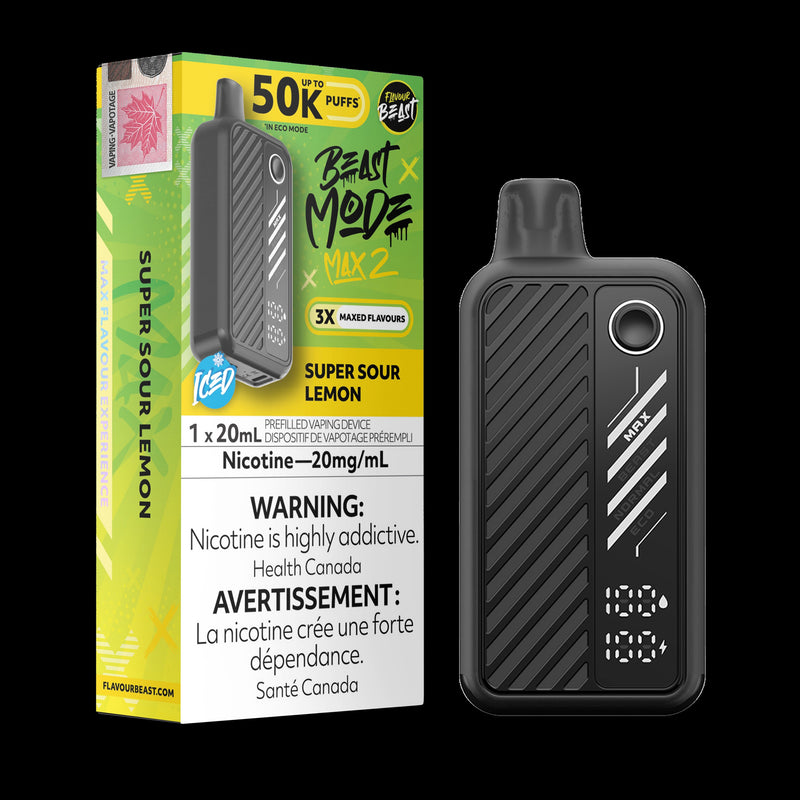 Flavour Beast Max 2 50k - Super Sour Lemon