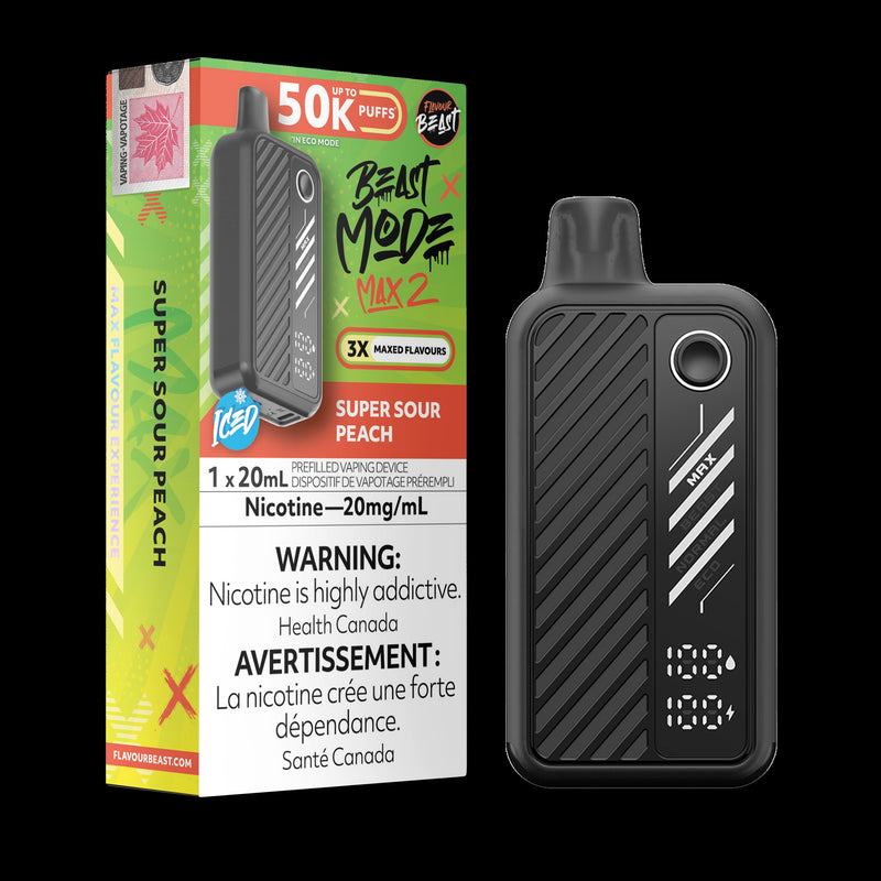 Flavour Beast Max 2 50k - Super Sour Peach