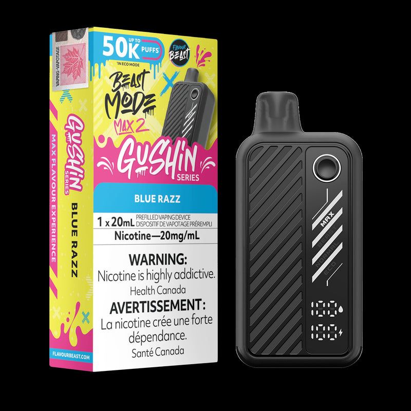 Flavour Beast Max 2 50k - Gushin Blue Razz