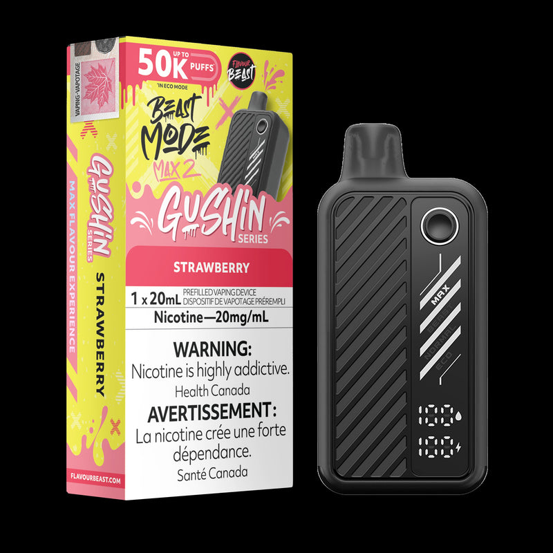Flavour Beast Max 2 50k - Gushin Strawberry