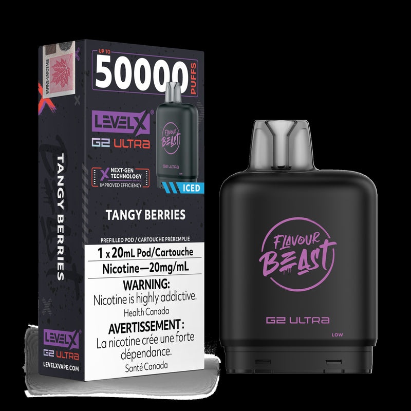 Level X Flavour Beast G2 ultra - Tangy Berries Iced