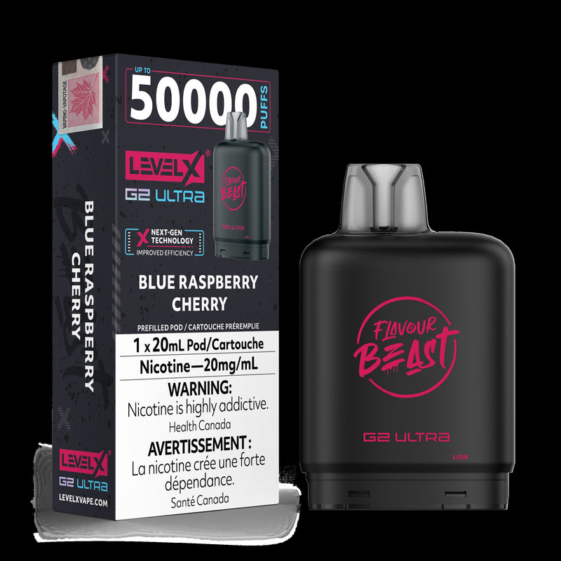 Level X Flavour Beast G2 ultra - Blue Raspberry Cherry