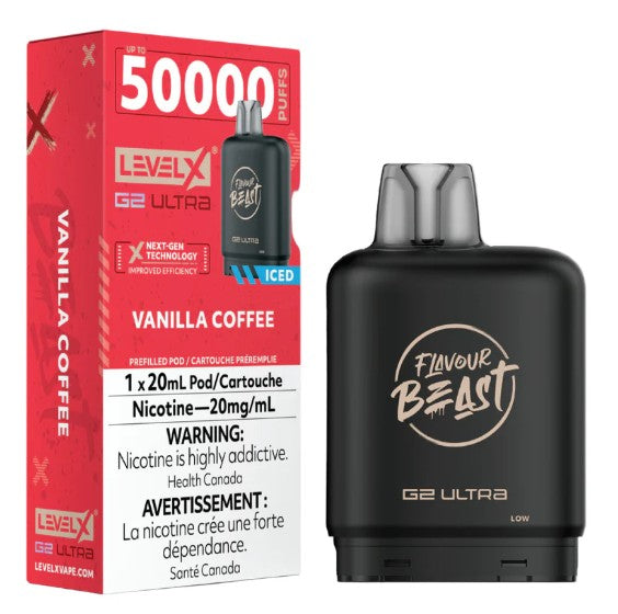 Level X Flavour Beast G2 ultra - Vanilla Coffee Iced