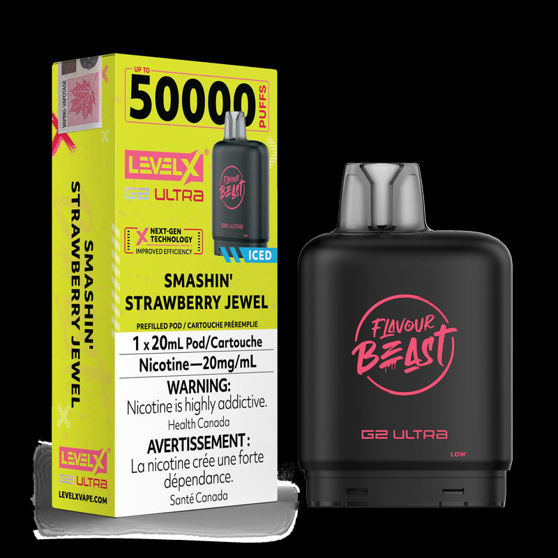 Level X Flavour Beast G2 ultra - Smashin' Strawberry Jewel
