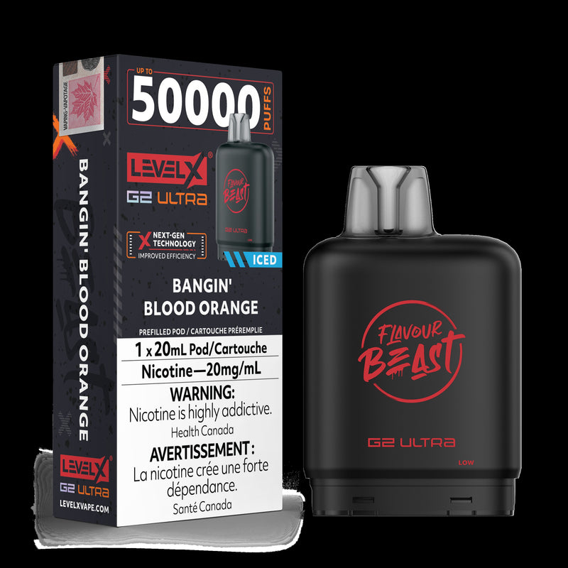 Level X Flavour Beast G2 ultra - Bangin' Blood Orange