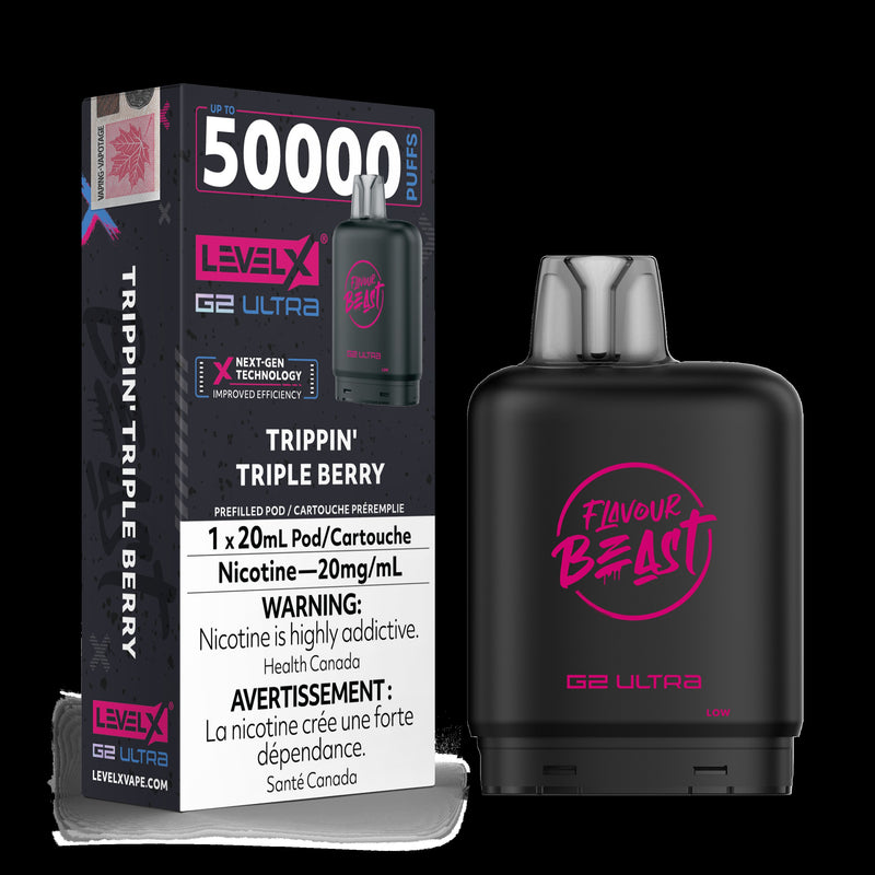 Level X Flavour Beast G2 ultra - Trippin' Triple Berry
