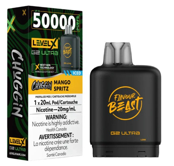 Level X Flavour Beast G2 ultra Chuggin' - Mango Spritz