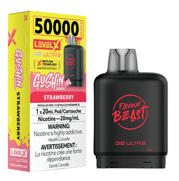 Level X Flavour Beast G2 ultra - Gushing Strawberry