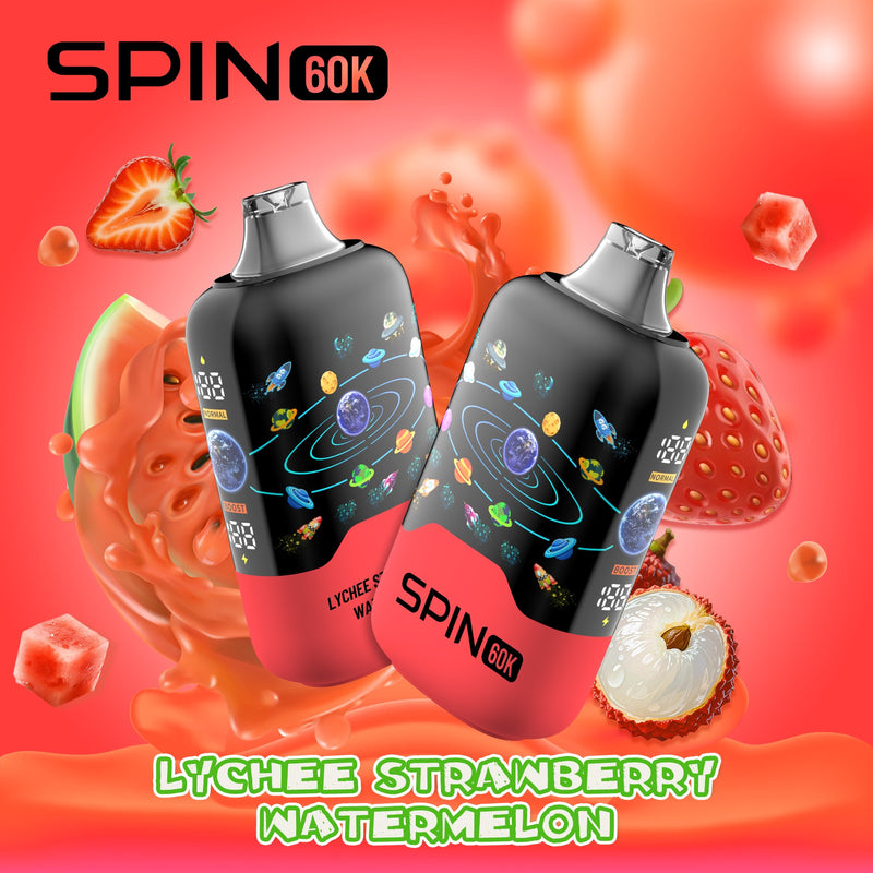 Spin 60k - Lychee Strawberry Watermelon