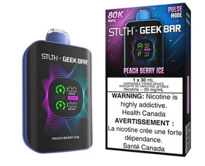 STLTH X GeekBar 80k - Peach Berry Ice