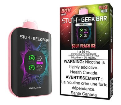 STLTH X GeekBar 80k - Sour Peach Ice